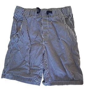 3/20$ H&M Kids Black & White Striped Cotton Shorts | Size 9–10Y